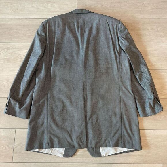 Hugo Boss Mens Suit Blazer 46L Super 140 100% Virgin Wool L34 Preppy Prom - Picture 2 of 11